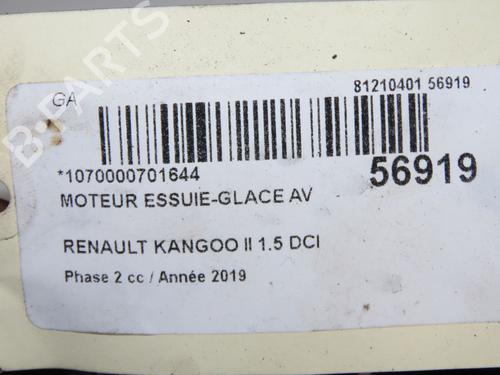 Used Front wiper motor Front wiper motor RENAULT KANGOO Express (FW0/1_) 1.5 dCi 90 (FW0G, FW05, FW08, FW11) (90 hp) 33681124 33681124