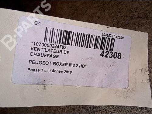 Heater blower motor PEUGEOT BOXER Van 2.2 HDi 100 | BP9614698M62 
