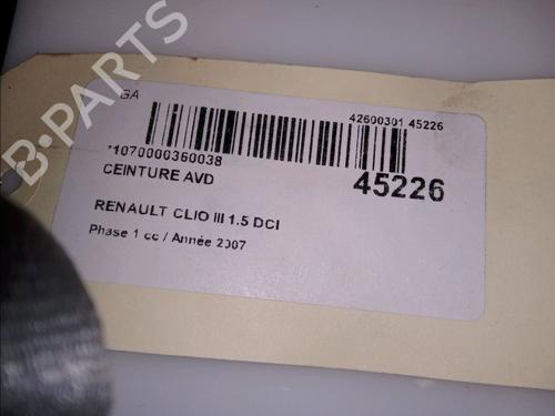 Used Front right belt tensioner RENAULT CLIO III (BR0/1, CR0/1) 1.5 dCi (C/BR0G, C/BR1G) (68 hp) 23175091
