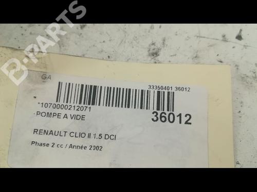 Vacuum pump RENAULT CLIO II (BB_, CB_) 1.5 dCi (B/CB07) | BP9604875M80 