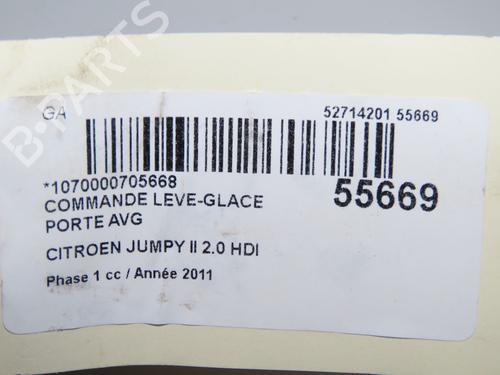Used Left front window switch CITROËN JUMPY II Van 2.0 HDi 120 (120 hp) 32308415