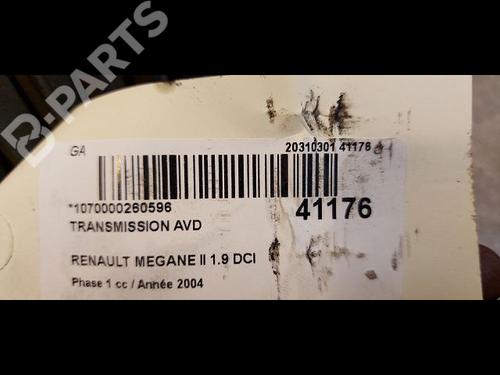 Right front driveshaft RENAULT MEGANE II (BM0/1_, CM0/1_) 1.9 dCi (BM0G, CM0G) | BP9611131M39 
