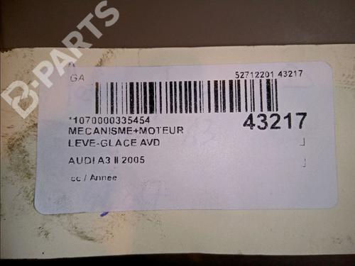 Front right window mechanism AUDI A3 (8P1) 2.0 TDI 16V | BP11533192C23 