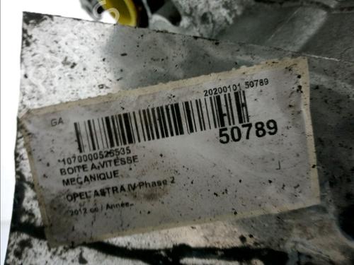 Gearbox OPEL ASTRA J (P10) 1.7 CDTI (68) | BP17868113M3 