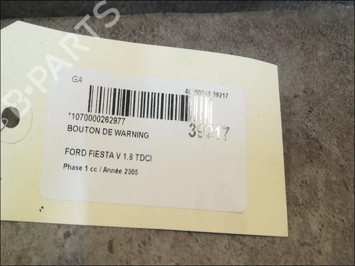 Used Warning switch FORD FIESTA V (JH_, JD_) 1.6 TDCi (90 hp) 23174228