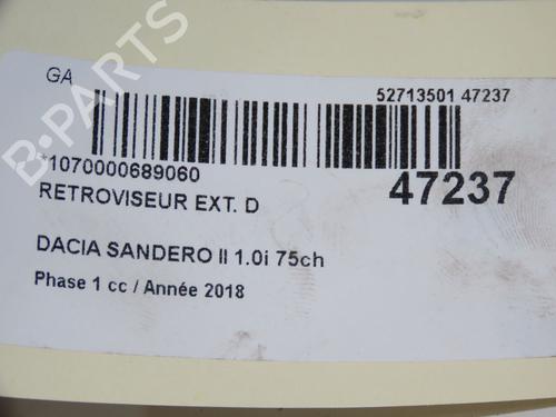 right-mirror-dacia-sandero-ii-2012-33132543 main image