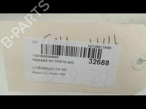 Used Front right interior door handle CITROËN C3 I (FC_, FN_) 1.4 HDi (68 hp) 23175903