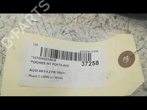 Used Front left interior door handle AUDI A8 D3 (4E2, 4E8) 4.2 FSI quattro (350 hp) 9605765