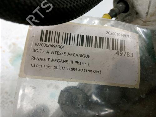 Gearbox RENAULT MEGANE III Hatchback (BZ0/1_, B3_) 1.5 dCi (BZ09, BZ0D, BZ1W, BZ29, BZ14) | BP17551944M3 
