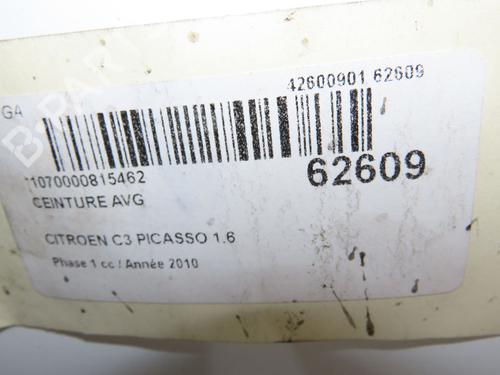 Front left seatbelt CITROËN C3 Picasso (SH_) 1.6 HDi | BP39624950I26 - Image 5