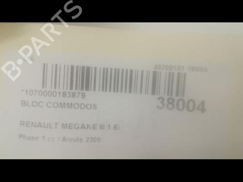 Used Steering column stalk RENAULT MEGANE III Hatchback (BZ0/1_, B3_) 1.6 16V Hi-Flex (BZ03) (110 hp) 9603956