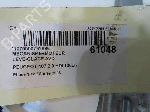 front-right-window-mechanism-peugeot-407-6d_-2004-2005-2006-2007-2008-2009-2010-2011-39938038 main image