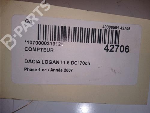 Cockpit DACIA LOGAN MCV (KS_) 1.5 dCi (KS0K) | BP11101289C47 