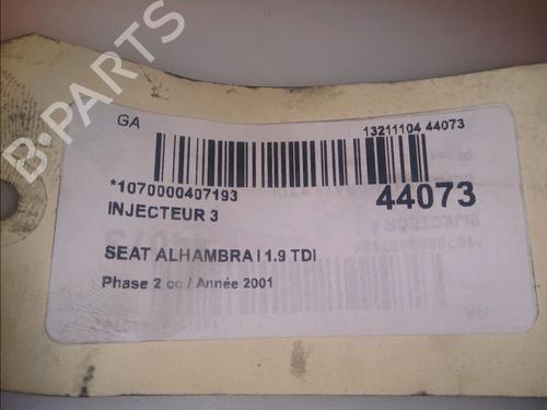 Injector SEAT ALHAMBRA (7V8, 7V9) 1.9 TDI | BP23171622M100 
