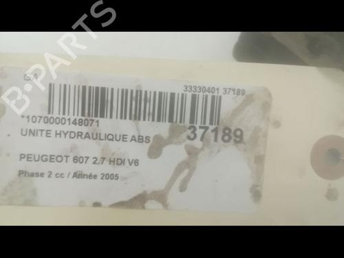 Used ABS pump PEUGEOT 607 (9D, 9U) 2.7 HDi 24V (204 hp) 9600419
