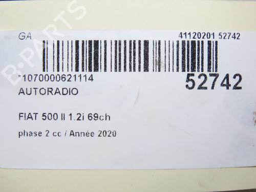 Used Radio FIAT 500 (312_) 1.2 (312AXA1A) (69 hp) 28968052