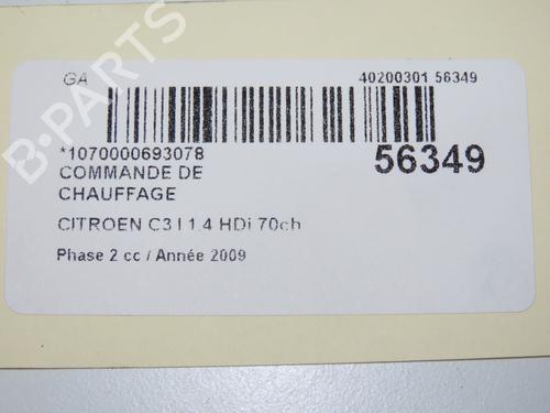 Climate control CITROËN C3 I (FC_, FN_) 1.4 HDi | BP32399656I5 