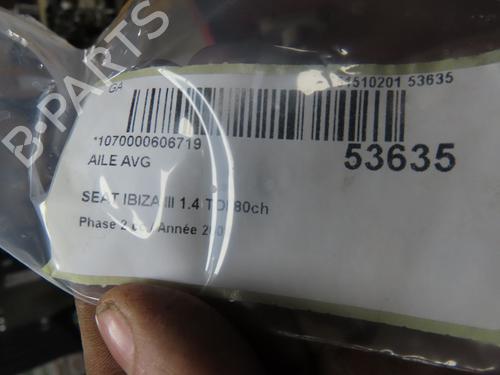 Used Left front fenders SEAT IBIZA III (6L1) 1.4 TDI (80 hp) 28830983