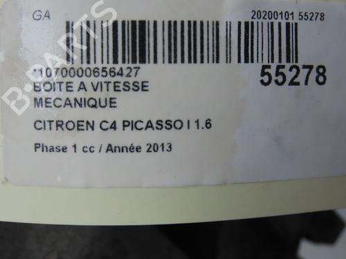 Gearbox CITROËN C4 Picasso I MPV (UD_) 1.6 HDi 110 | BP29216005M3 