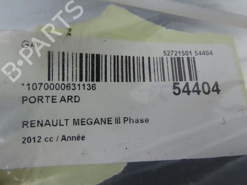 Right rear door RENAULT MEGANE III Hatchback (BZ0/1_, B3_) 1.5 dCi (BZ09, BZ0D, BZ1W, BZ29, BZ14) | BP28831878C5 