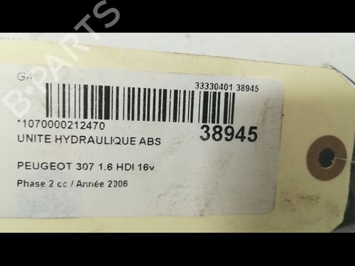 Used ABS pump ABS pump PEUGEOT 307 (3A/C) 1.6 HDi (90 hp) 9605013 9605013