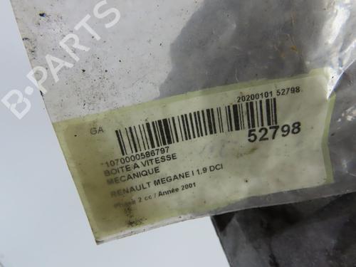 Used Gearbox Gearbox RENAULT MEGANE I Coach (DA0/1_) 1.9 dCi (DA05, DA1F) (102 hp) 32200803 32200803
