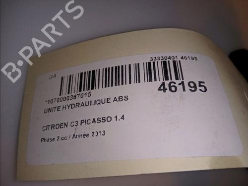 Used ABS pump ABS pump CITROËN C3 Picasso (SH_) 1.4 VTi 95 (SH8FSC, SH8FP0, SH8FP6) (95 hp) 11755267 11755267