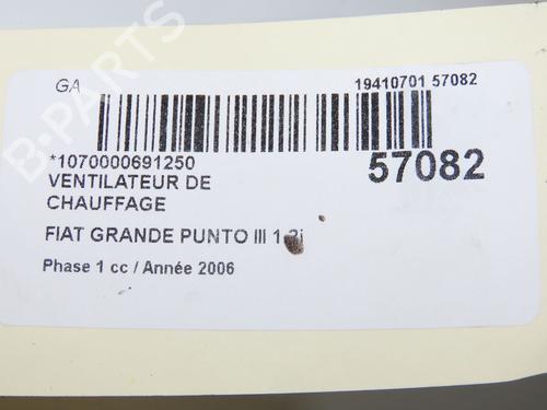 Ventilator motor FIAT GRANDE PUNTO (199_) 1.2 (65 hp) 32308351
