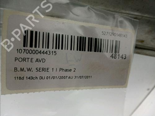 Right front door BMW 1 (E87) 118 d | BP17214530C3 