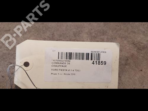 Climate control FORD FIESTA VI (CB1, CCN) 1.4 TDCi | BP9614073I5 