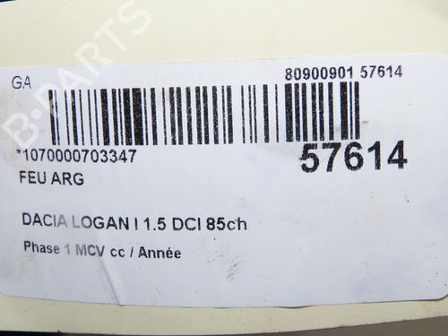 Used Left taillight Left taillight DACIA LOGAN MCV (KS_) 1.5 dCi (KS0W) (86 hp) 32277500 32277500