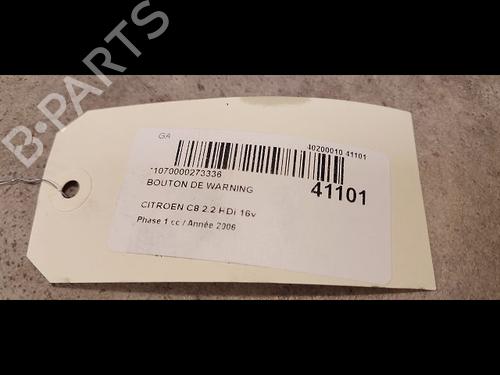 Used Warning switch CITROËN C8 (EA_, EB_) 2.2 HDi (128 hp) 23174238