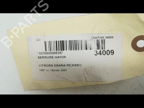 Used Tailgate lock Tailgate lock CITROËN XSARA PICASSO (N68) 2.0 HDi (90 hp) 9595654 9595654