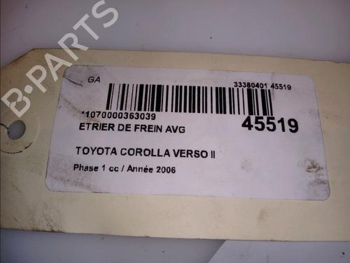 Used Left front brake caliper TOYOTA COROLLA Verso (ZER_, ZZE12_, R1_) 2.2 D-4D (AUR10_, AUR10R) (136 hp) 23174123