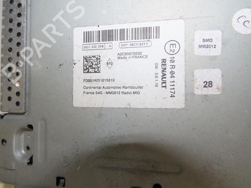 Radio RENAULT ZOE (BFM_) ZOE | BP39732811E6 - Image 3