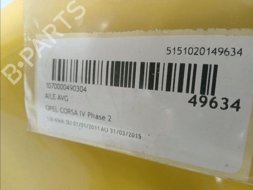 Left front fenders OPEL CORSA D (S07) 1.0 (L08, L68) | BP17452840C41 
