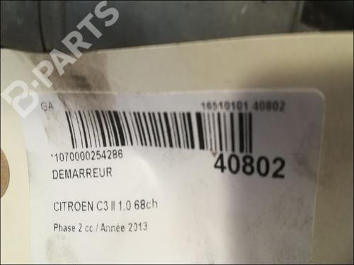 Starter CITROËN C3 II (SC_) 1.0 VTi 68 | BP9611538M8 