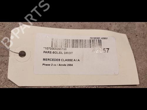 Used Right sun visor MERCEDES-BENZ A-CLASS (W168) A 170 CDI (168.009, 168.109) (95 hp) 23177477