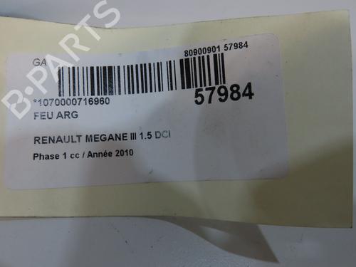 Used Left taillight Left taillight RENAULT MEGANE III Coupe (DZ0/1_) 1.5 dCi (DZ09, DZ0D, DZ1F, DZ1G, DZ14, DZ29) (110 hp) 33770482 33770482