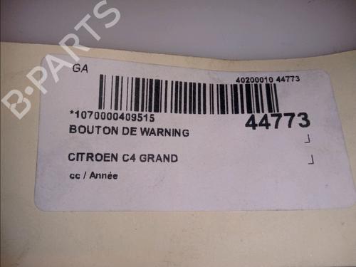 Warning switch CITROËN C4 Grand Picasso II (DA_, DE_) 1.2 THP 130 | BP12065659I22
