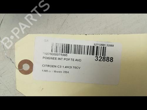 Used Front right interior door handle CITROËN C3 I (FC_, FN_) 1.4 HDi (68 hp) 23175904