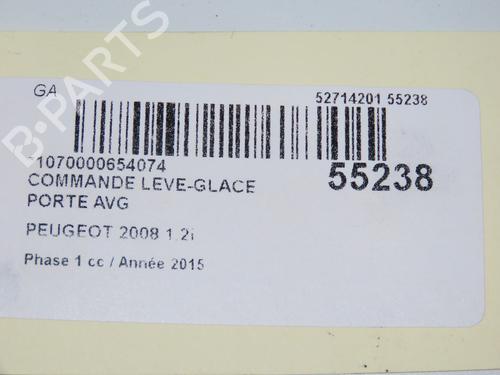 Left front window switch PEUGEOT 2008 I (CU_) 1.2 VTi | BP32200871I27 - Image 6