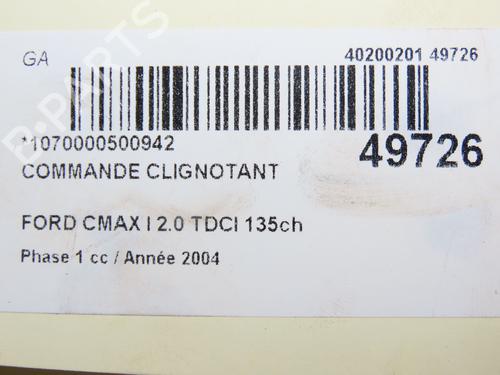 Steering column stalk FORD FOCUS C-MAX (DM2) 2.0 TDCi | BP28967843I23 