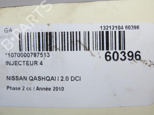 Iniettori Iniettori NISSAN QASHQAI I (J10, NJ10) 2.0 dCi (150 hp) 37455445 37455445