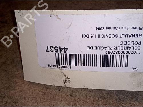 Nummerpladelys RENAULT SCÉNIC II (JM0/1_) 1.5 dCi (JM02, JM13) (101 hp) 14880627