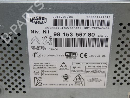 Used Radio Radio PEUGEOT 208 I (CA_, CC_) 1.2 VTI 82 (82 hp) 33998807 33998807