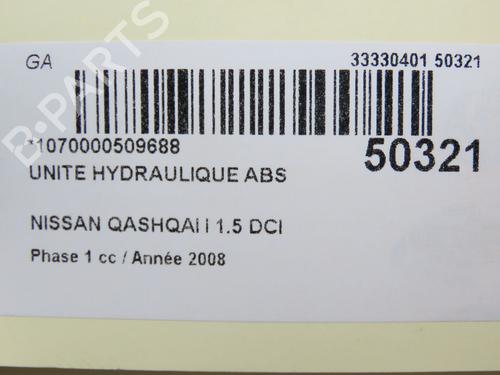 ABS pump NISSAN QASHQAI / QASHQAI +2 I (J10, NJ10, JJ10E) 1.5 dCi | BP18913096M43 