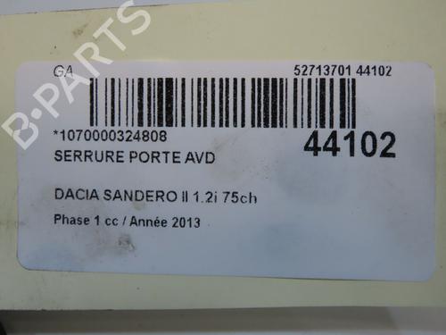 Used Front right lock Front right lock DACIA SANDERO II 1.2 (75 hp) 11102764 11102764