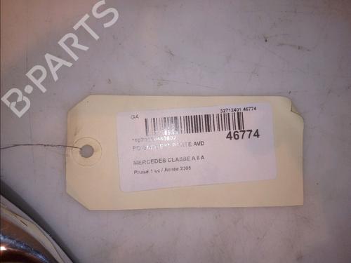 Front right exterior door handle MERCEDES-BENZ A-CLASS (W169) A 180 CDI (169.007, 169.307) | BP14951372C129 