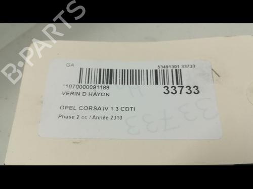 Used Tailgate lift support OPEL CORSA D (S07) 1.3 CDTI (L08, L68) (95 hp) 14879594